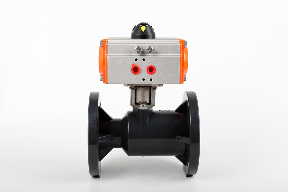 井陉矿气动法兰一体球阀